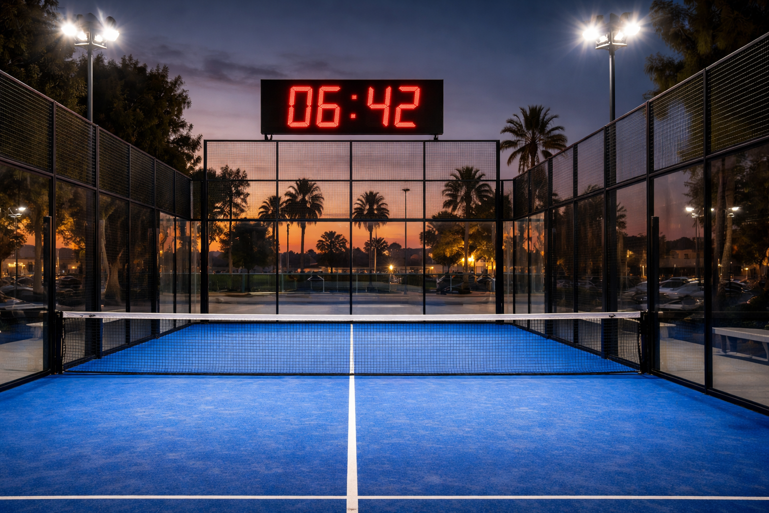 Nieuwe padelregel: een gigantische chronometer die treuzelaars onder druk zet?